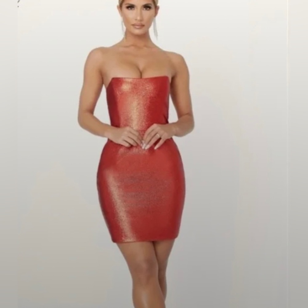 Meshki Sierra Dress Red - Small